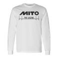 Mito レジェンド 125 ハートビート レジェンド バイク Cagiva 長袖Tシャツ ギフトのアイデア