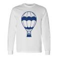 Simple Hot Air Balloon 熱気球 面白い シンプル ミニマリスト 気球 熱気球 長袖Tシャツ ギフトのアイデア