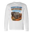 Wombat ヴィンテージ 70年代 90年代 レトロ ウォンバット 動物愛好家 ウォンバット 長袖Tシャツ ギフトのアイデア