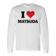 アイハート 松田 日本 愛 日本土産 長袖Tシャツ ギフトのアイデア