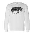 アフリカンゼブラプリント 長袖Tシャツ ギフトのアイデア