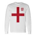 イングランドサッカージャージ。 長袖Tシャツ ギフトのアイデア