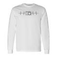 カメラマン 写真カメラ 心拍 Ecg カメラマン 長袖Tシャツ ギフトのアイデア
