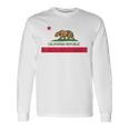 カリフォルニア州旗 長袖Tシャツ ギフトのアイデア