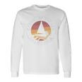 カーメルバイ・ザ・シー カリフォルニア ヴィンテージ ヨット 70年代 レトロ 太陽 長袖Tシャツ ギフトのアイデア
