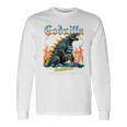 ゴジラ 日本の怪獣 長袖Tシャツ ギフトのアイデア