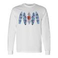 サーフィン サーフボード ヴィンテージ レトロ サーフボーダー ビーチ サーフィン 長袖Tシャツ ギフトのアイデア