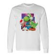 ザ・スーパーマリオギャラクシー・ムービー Toad And Yoshi Galaxy Fun 長袖Tシャツ ギフトのアイデア
