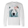 シロクマ 動物 グラフィック 描画 シロクマ 長袖Tシャツ ギフトのアイデア