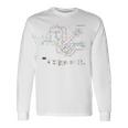 シンガポール鉄道メトロ郊外鉄道 – お土産ルートマップ 長袖Tシャツ ギフトのアイデア