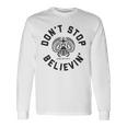 ジャーニーアメリカンロックバンド ドント・ストップ Believinong Papl2804 長袖Tシャツ ギフトのアイデア