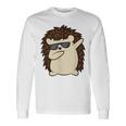 ダビングハリネズミ おもしろハリネズミ 長袖Tシャツ ギフトのアイデア