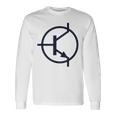 トランジスタ電子回路図記号 長袖Tシャツ ギフトのアイデア
