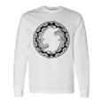 ニュージーランド ハンマーヘッド サメ サークル シンボル マオリ族。 長袖Tシャツ ギフトのアイデア