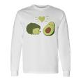 ハリネズミ アボカド ラブ 長袖Tシャツ ギフトのアイデア