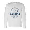 ハワイ ラハイナ マウイ ヴィンテージ ハワイ諸島 サーフ 長袖Tシャツ ギフトのアイデア