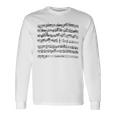 バッハチェロ組曲メヌエットチェリスト 長袖tシャツ 長袖Tシャツ ギフトのアイデア