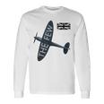 バトルオブブリテン イギリス空軍航空機 スピットファイア The Few War 飛行機 長袖Tシャツ ギフトのアイデア