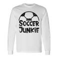 ビンテージ サッカー ジャンキー 長袖Tシャツ ギフトのアイデア