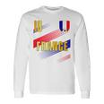 フランス国旗 フランスのプライド愛好家 長袖Tシャツ ギフトのアイデア