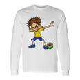 ブラジル国旗 Braziloccer Flag ブラジル代表サッカー 長袖Tシャツ ギフトのアイデア