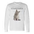 ブリティッシュショートヘアの猫t 長袖Tシャツ ギフトのアイデア