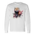 レッサーパンダ 恋人 アートワーク 長袖Tシャツ ギフトのアイデア