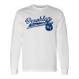 レトロ ブルックリン バムス ニューヨーク 野球 エベッツ フィールド 長袖Tシャツ ギフトのアイデア