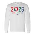 ワールドカップ2026開催国サッカーデザイン 長袖Tシャツ ギフトのアイデア