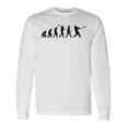 人類進化野球 長袖Tシャツ ギフトのアイデア