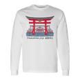 厳島神社、宮島、広島県、日本。図面 長袖Tシャツ ギフトのアイデア