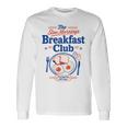 朝食クラブ スローモーニング ブランチ 恋人 卵 トースト 長袖Tシャツ ギフトのアイデア
