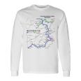 横浜市電鉄線鉄道おみやげ路線図 長袖Tシャツ ギフトのアイデア