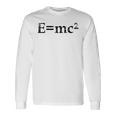 物理相対性理論e Mc2方程式の式 EMc2 長袖Tシャツ ギフトのアイデア