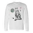 猫 和 着物 日本 伝統 ママ パパ キッズ 長袖Tシャツ ギフトのアイデア