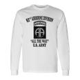 第82空挺師団 バックデザイン 長袖Tシャツ ギフトのアイデア