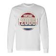 裏面 ヴィンテージ 20 誕生日 デコレーション メンズ 20歳 2006 20歳 長袖Tシャツ ギフトのアイデア