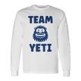 野獣のイエティ 忌まわしい雪だるまのユーモア 私はイエティが大好き Team Yeti 長袖Tシャツ ギフトのアイデア
