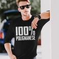 100 Polignanese Polignano A Mare 長袖Tシャツ 彼への贈り物