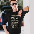 1956年生まれ、70歳の誕生日、クラシックカー 長袖Tシャツ 彼への贈り物