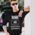 1961年6月生まれのレジェンドたち 60歳の誕生日 長袖Tシャツ 彼への贈り物