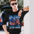 250Th Anniversary Usa Patriotic 250 Years 4Th July Dirt Bike Long Sleeve T-Shirt Gifts for Him