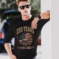 250周年記念 250 Usa アメリカ ゴルフ 1776 2026 愛国的 長袖Tシャツ 彼への贈り物