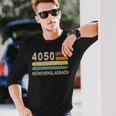 4050 Mönchengladbach レトロ郵便番号 ビンテージ 長袖Tシャツ 彼への贈り物