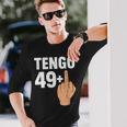 50歳の誕生日 おもしろユーモア 49 プラスワン オリジナルパーティー 長袖Tシャツ 彼への贈り物