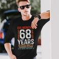 68歳の誕生日プレゼント 68歳 816ヶ月 レトロ ヴィンテージ 長袖Tシャツ 彼への贈り物