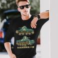 95式ハ号 日本のww2軽戦車図 長袖Tシャツ 彼への贈り物