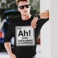 Ah The Element Ofurprise 周期表 長袖Tシャツ 彼への贈り物