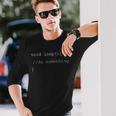 Arduinooidループコード 長袖Tシャツ 彼への贈り物