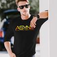 Async Backroom Research Creepypasta リミナル アナログホラー 長袖Tシャツ 彼への贈り物